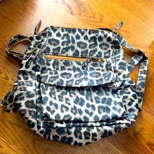 Animal print book bag